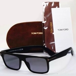 Tom Ford Phillipe Matte Black Polarized Sunglasses New In Box